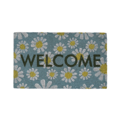 Ruco print Welcome daisies - dørmatte i kokos